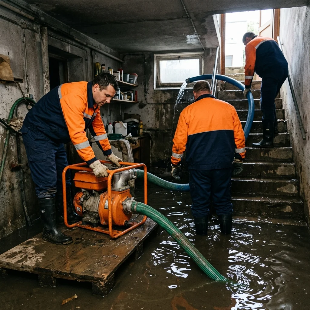 Inundacion Sotano en Jaén